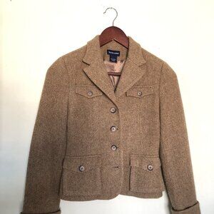 Ralph Lauren (Blue Label) Italy Wool-Alpaca Tweed Jacket - Heritage Field Style